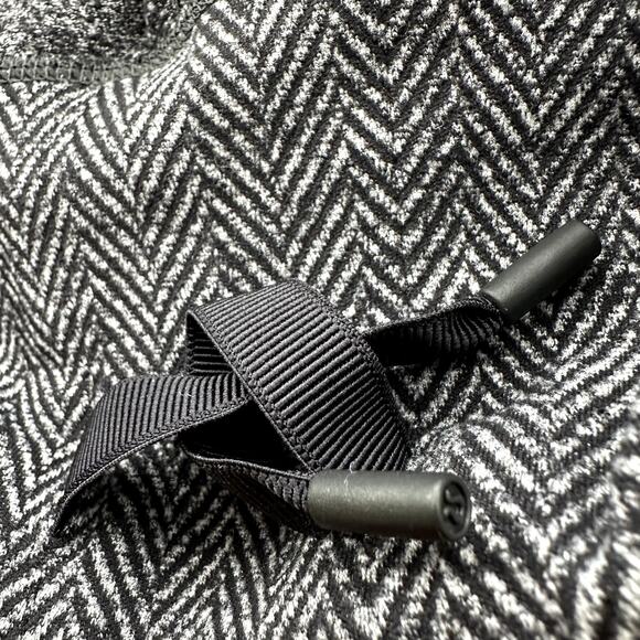 Lululemon Skinny Will Pant Full-On Luon Giant Herringbone Heathered Black 4 - Picture 4 of 6